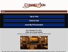 Tablet Screenshot of mytvconnection.com